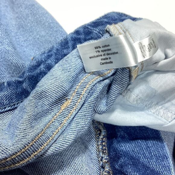 Lane Bryant Capri Mid Rise Boyfriend Jeans 34/36 Lace Hem - Picture 6 of 11